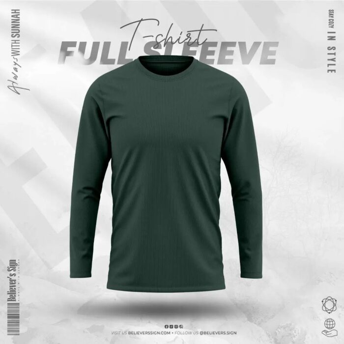 Full Sleeve Olive Solid – 18